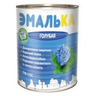 Эмаль ПФ-115С 0.8кг голубая д/наружн/внутр работ Беларусь